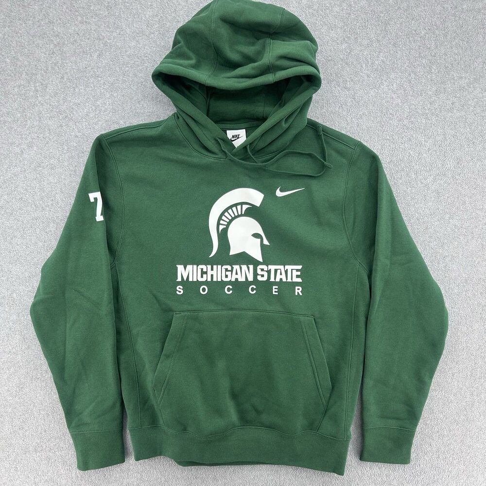 Nike Michigan State Spartans Soccer Hoodie Unisex Small